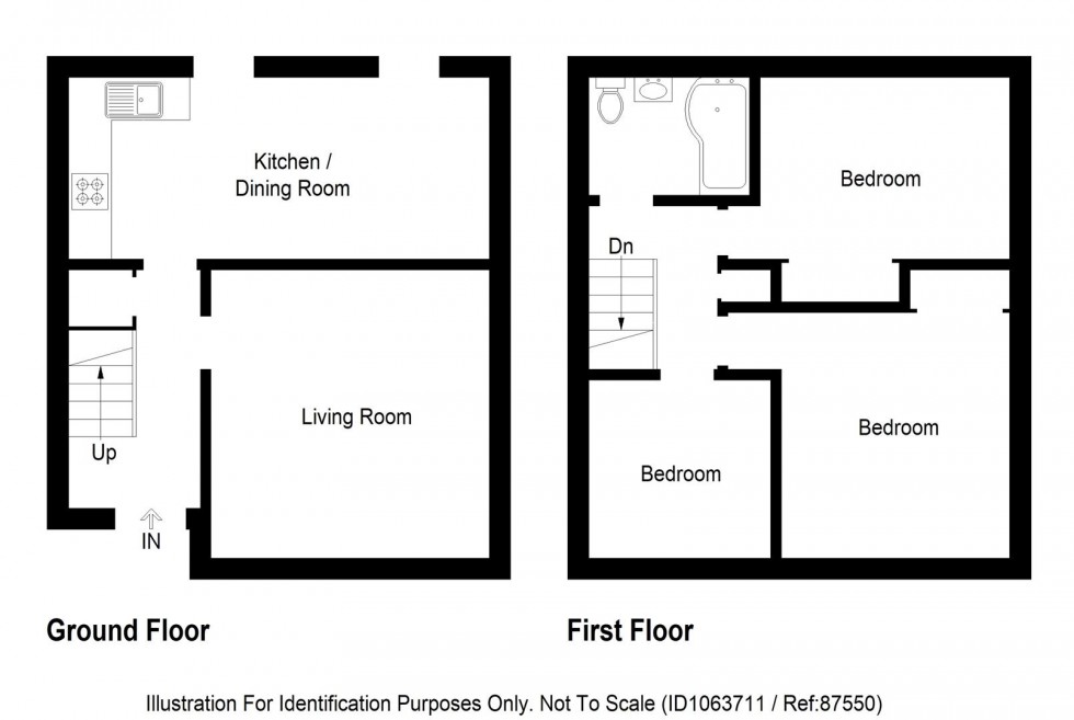 Floorplan for Braeface Park, Alness