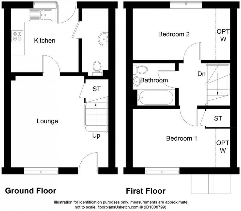 Floorplan for Ronald Paton Crescent, Markinch, Glenrothes