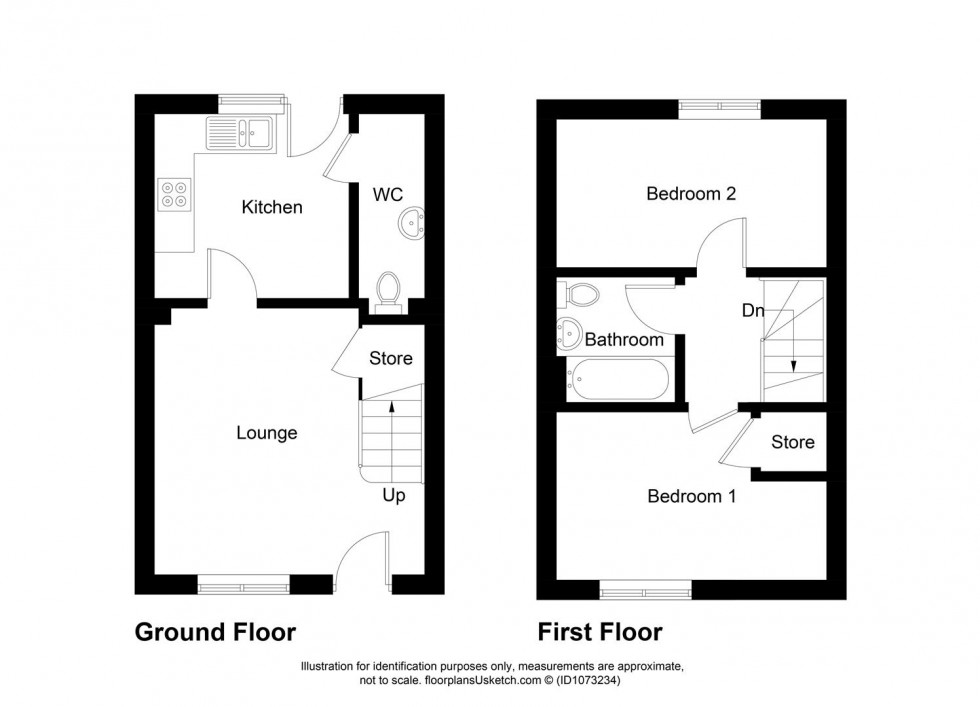 Floorplan for Rosslyn Wynd, Rosslyn Gait, Kirkcaldy