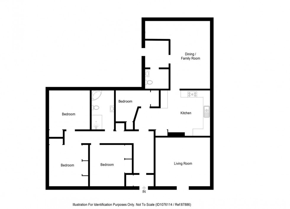 Floorplan for Wester Urray, Muir Of Ord