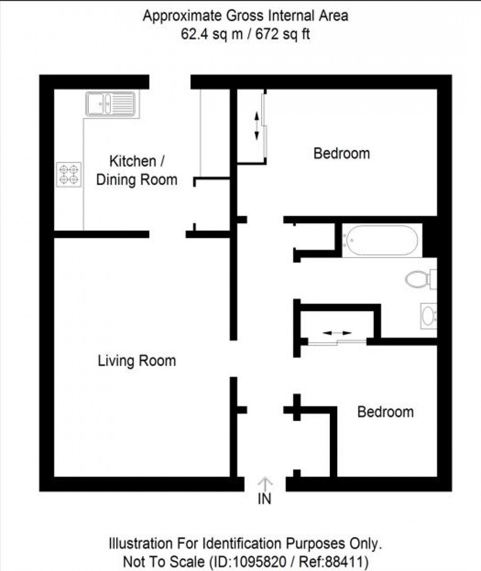 Floorplan for Castle Heather Crescent, Inverness