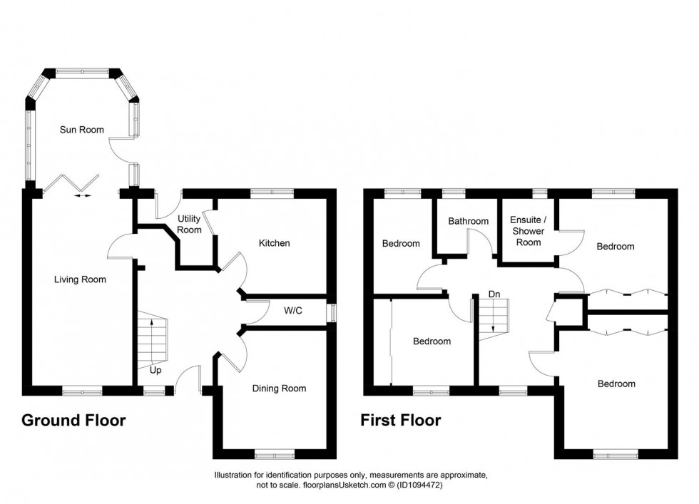 Floorplan for Lochlea Grove, Kirkcaldy