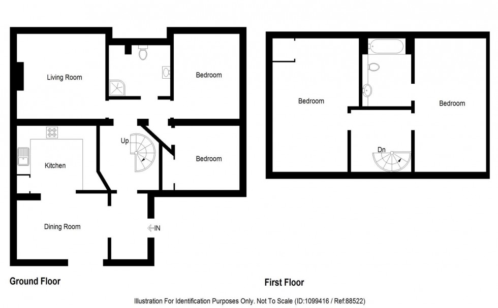 Floorplan for Tor View, Contin, Strathpeffer