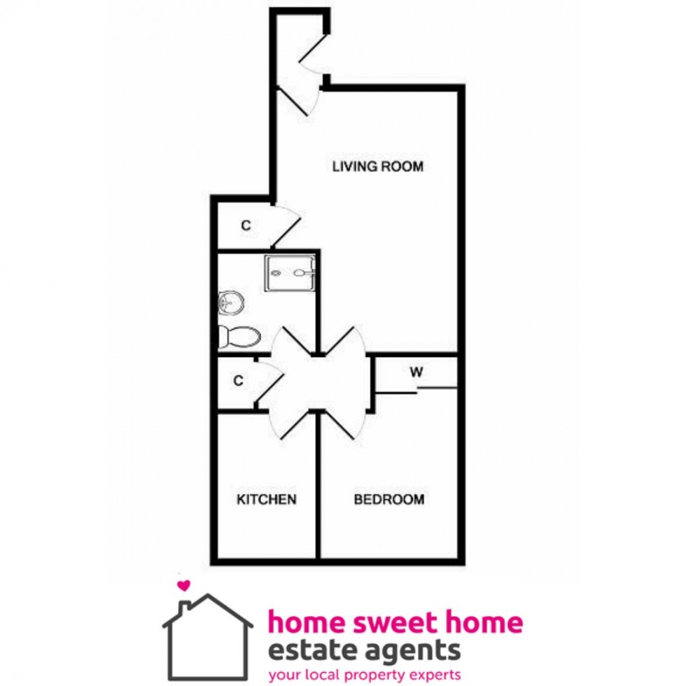 Floorplan for Lochalsh Road, Inverness