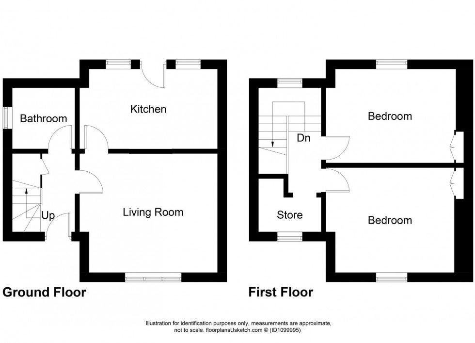 Floorplan for Main Street, Methilhill, Leven