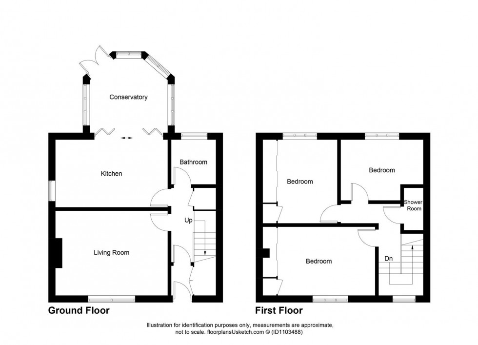 Floorplan for Carleton Avenue, Woodside, Glenrothes