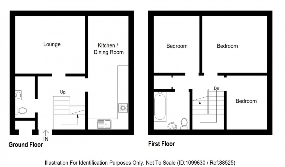 Floorplan for Creag Dhubh Terrace, Inverness