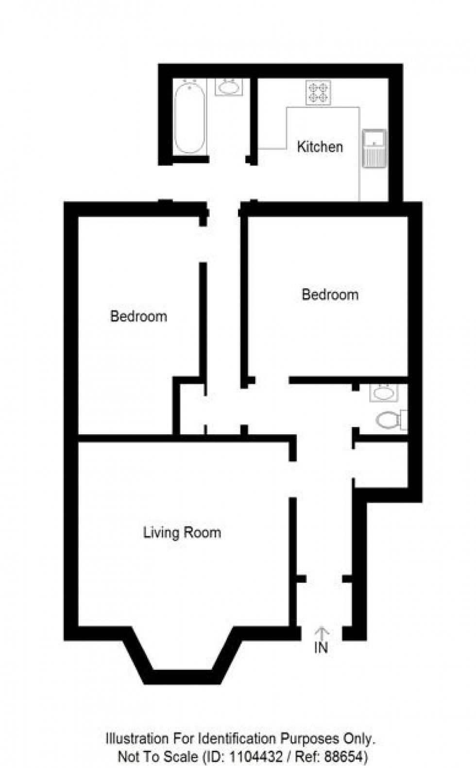 Floorplan for Ross Avenue, Inverness