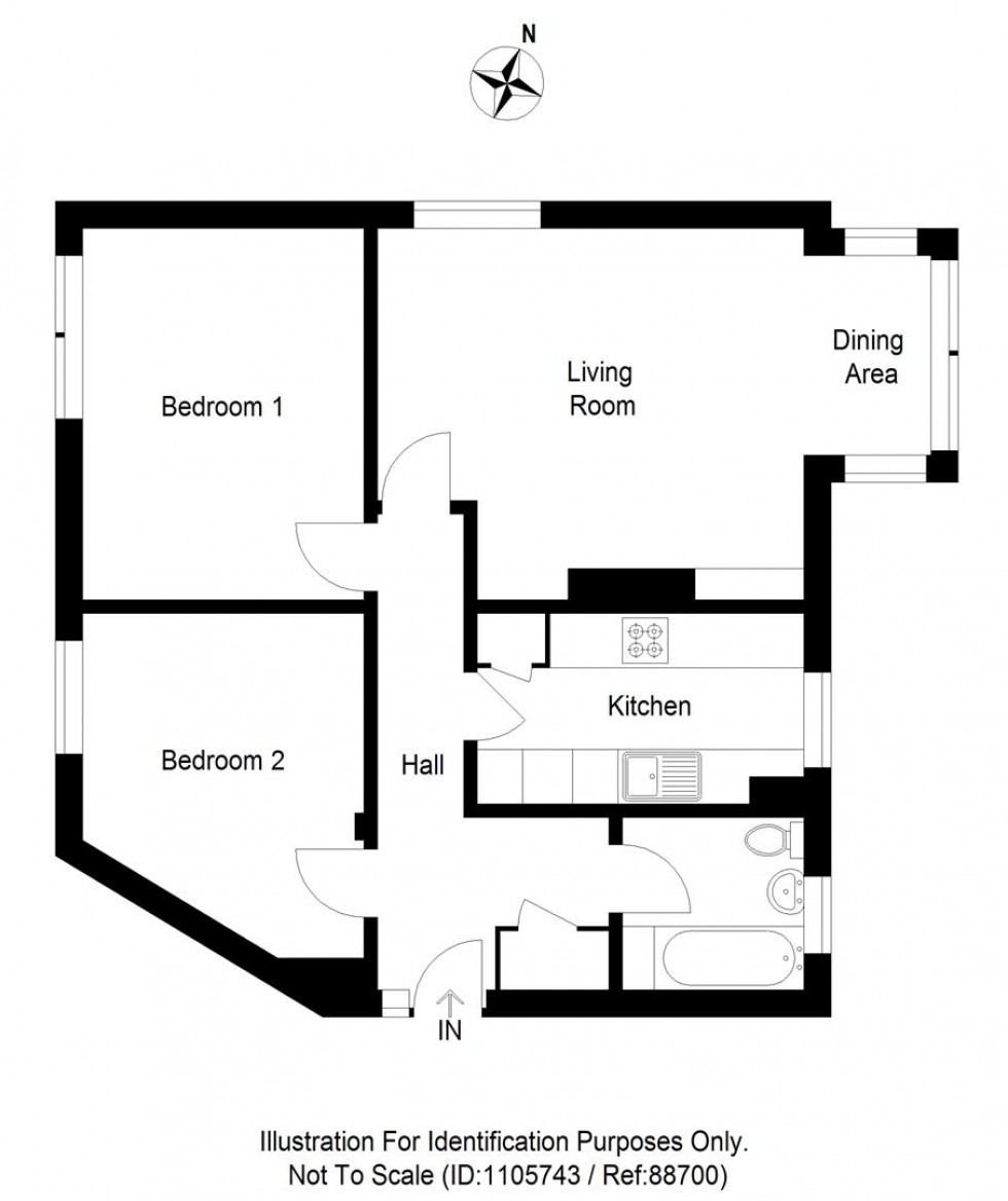 Floorplan for Cardenden Road, Cardenden, Lochgelly