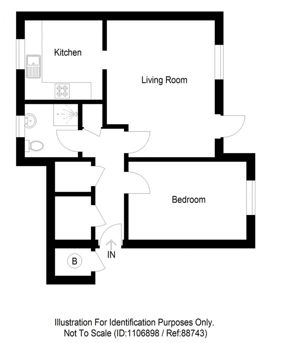 Floorplan for Muirtown Street, Inverness