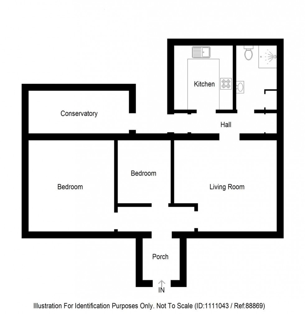 Floorplan for Stuart Street, Ardersier, Inverness