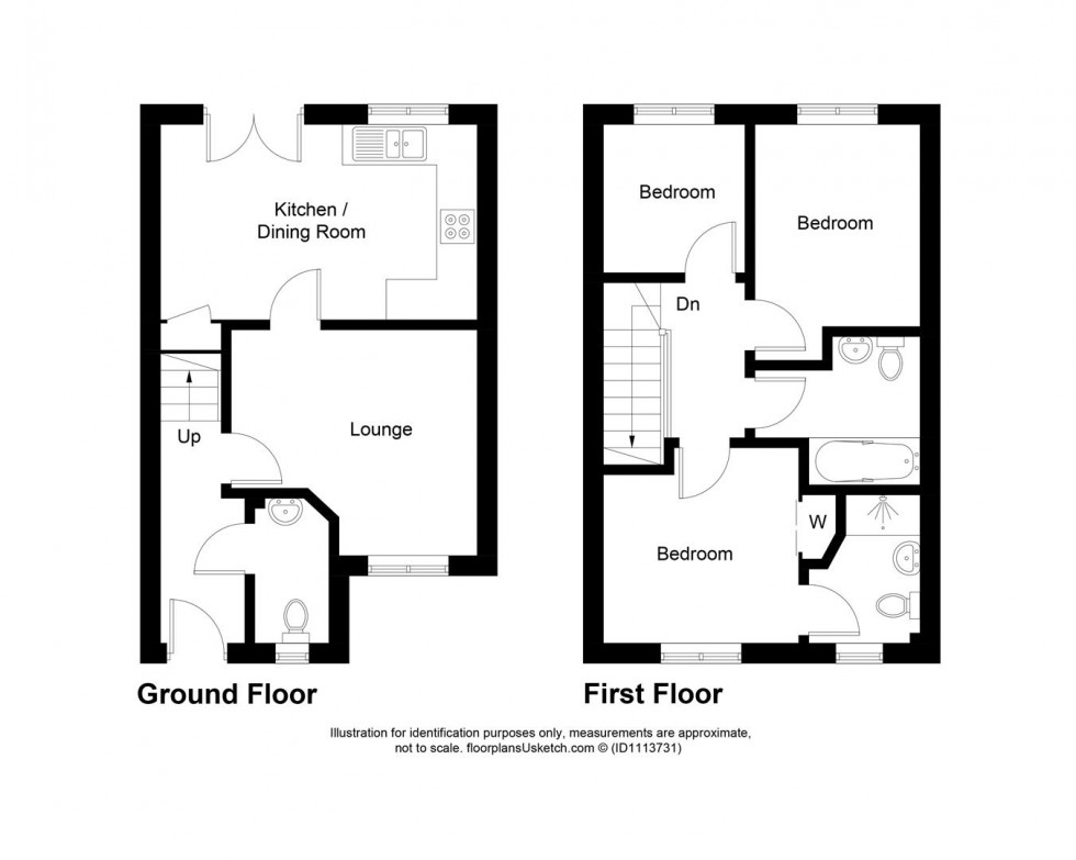 Floorplan for Rosslyn Wynd, Rosslyn Gait, Kirkcaldy