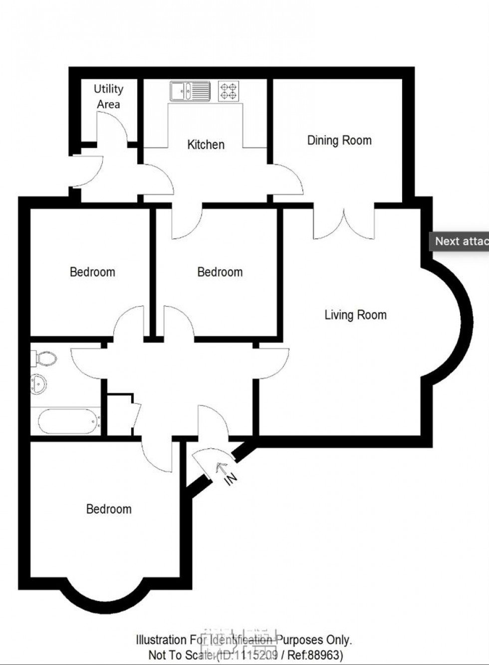 Floorplan for Broom Drive, Inverness