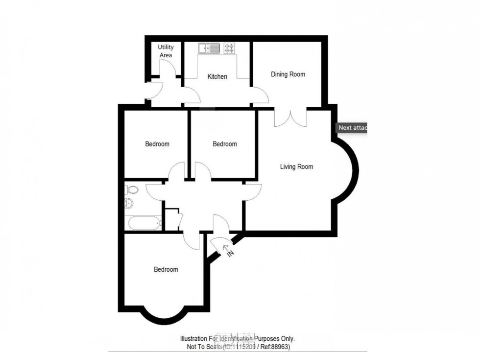 Floorplan for Broom Drive, Inverness