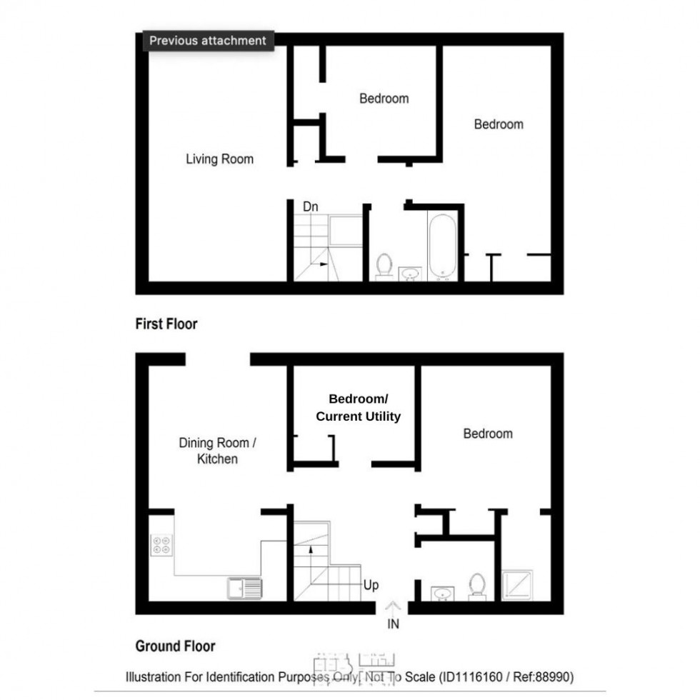 Floorplan for Millbank Road, Dingwall