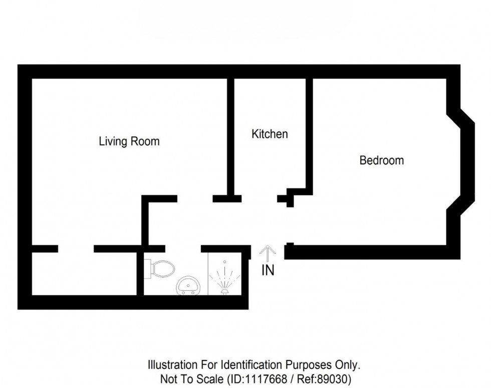 Floorplan for Gladstone Place, Inverness