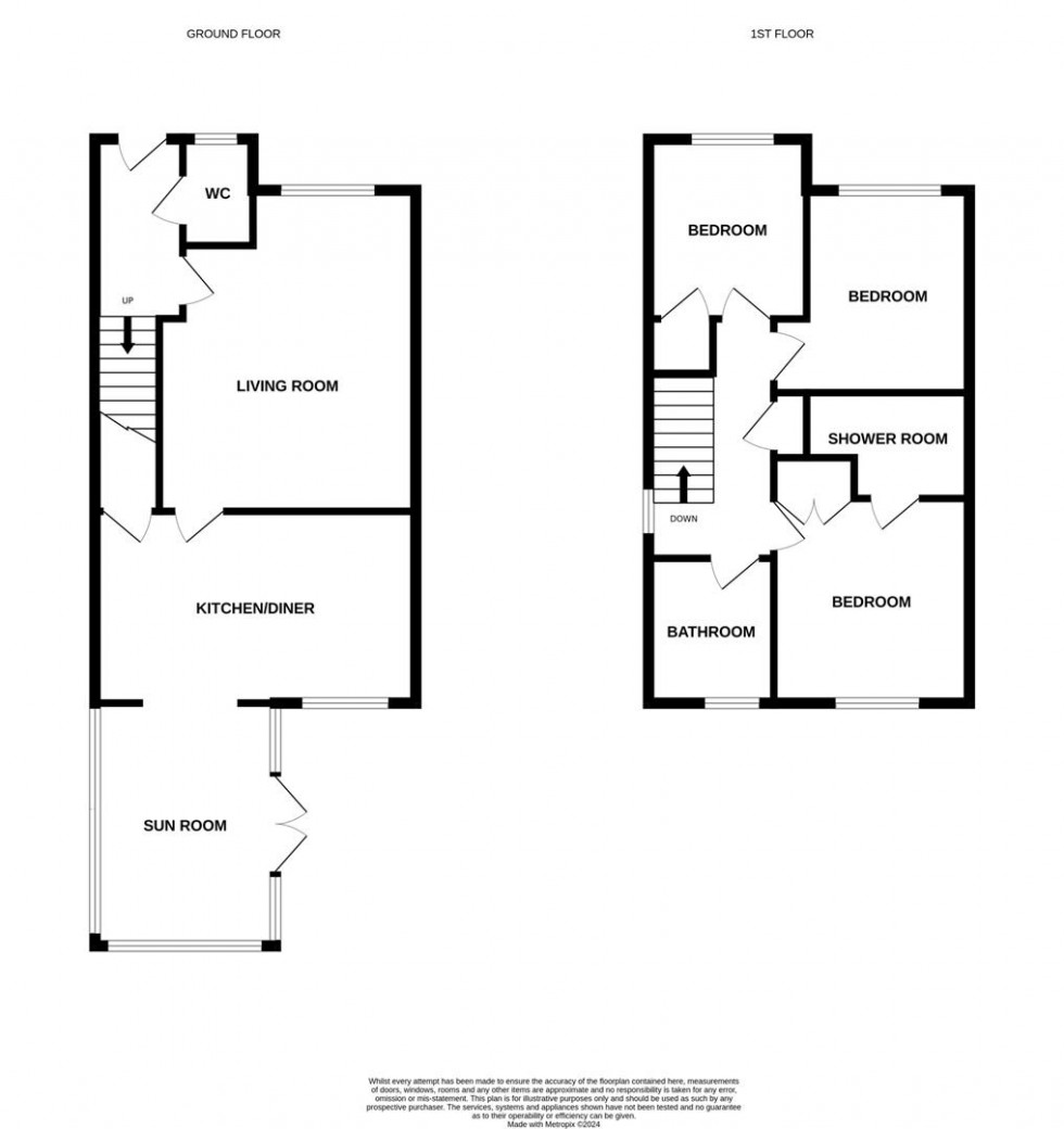 Floorplan for Burnside, Nairn