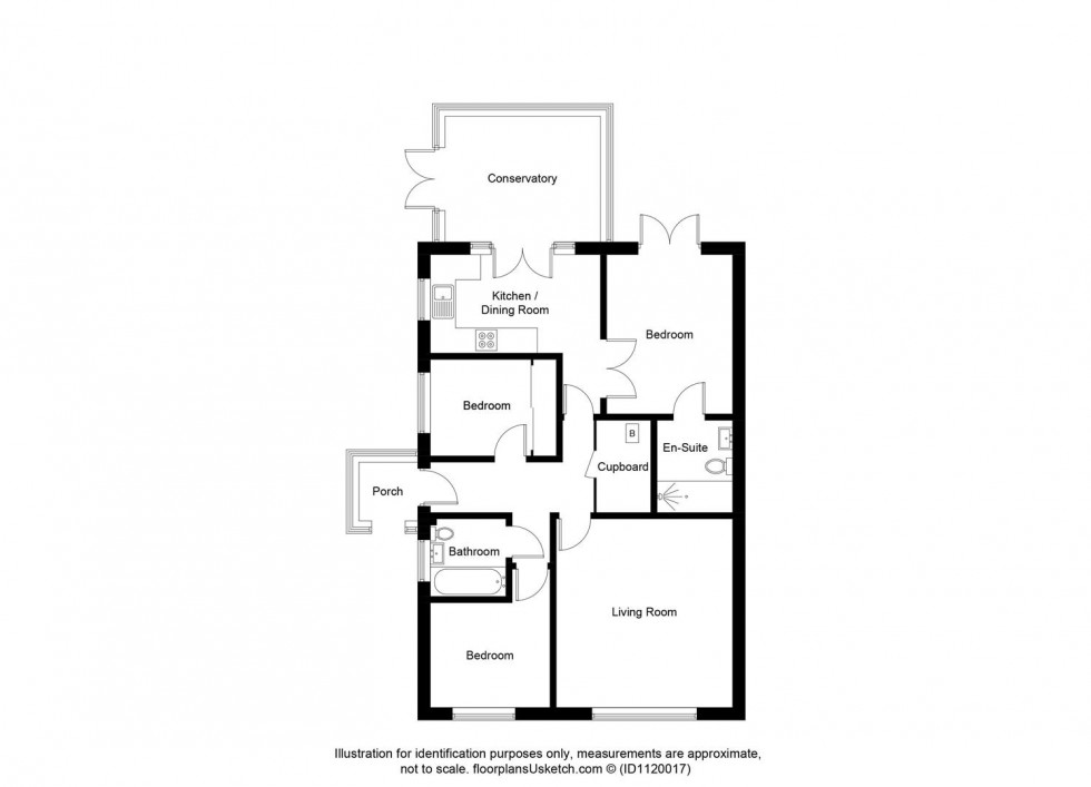 Floorplan for Sweetbank Crescent, Markinch, Glenrothes