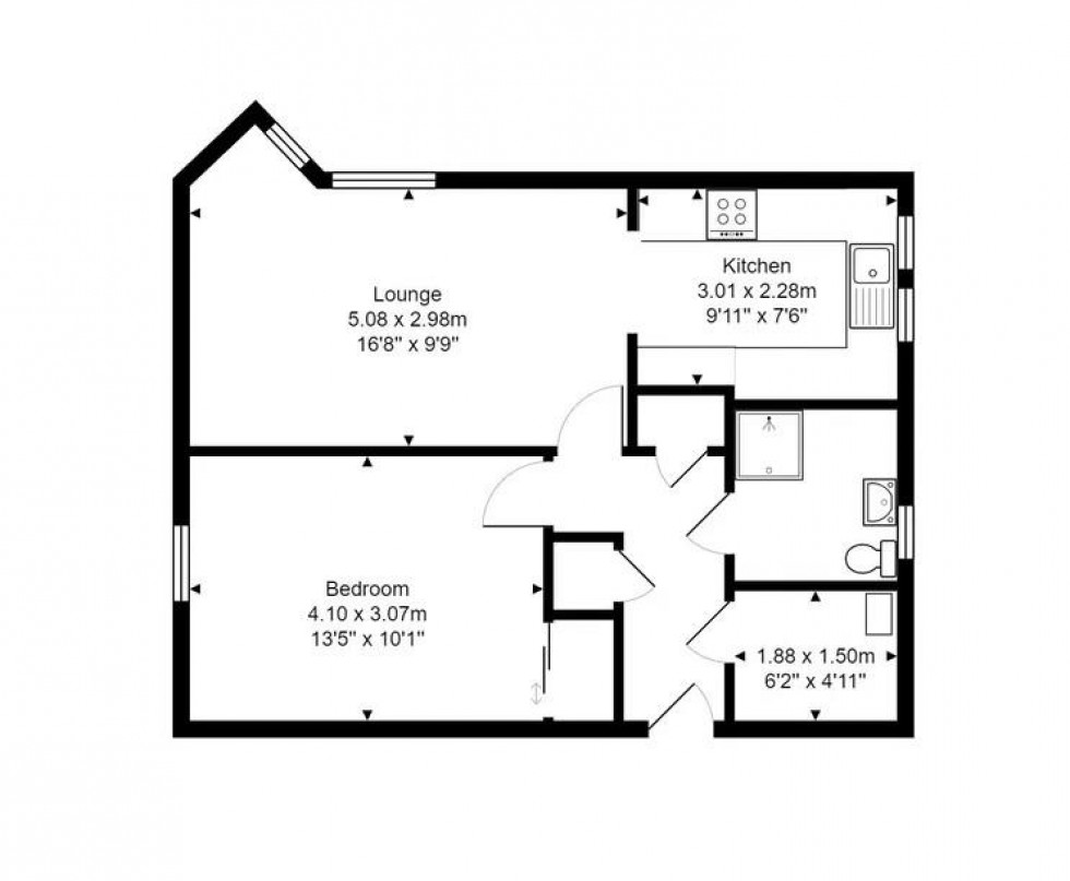 Floorplan for Kinmylies Way, Inverness