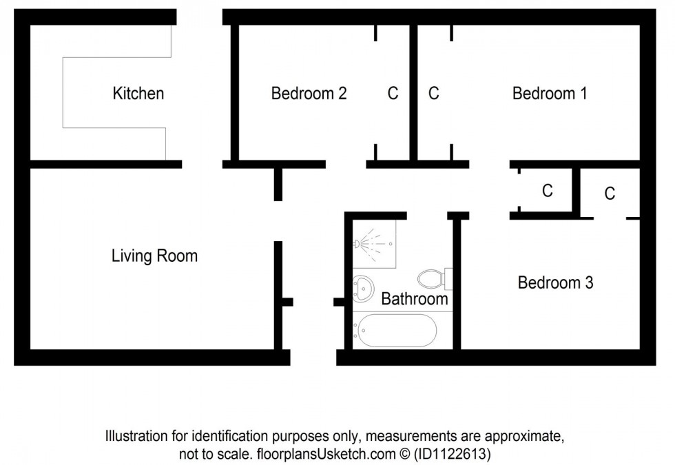 Floorplan for Cradlehall Park, Westhill, Inverness