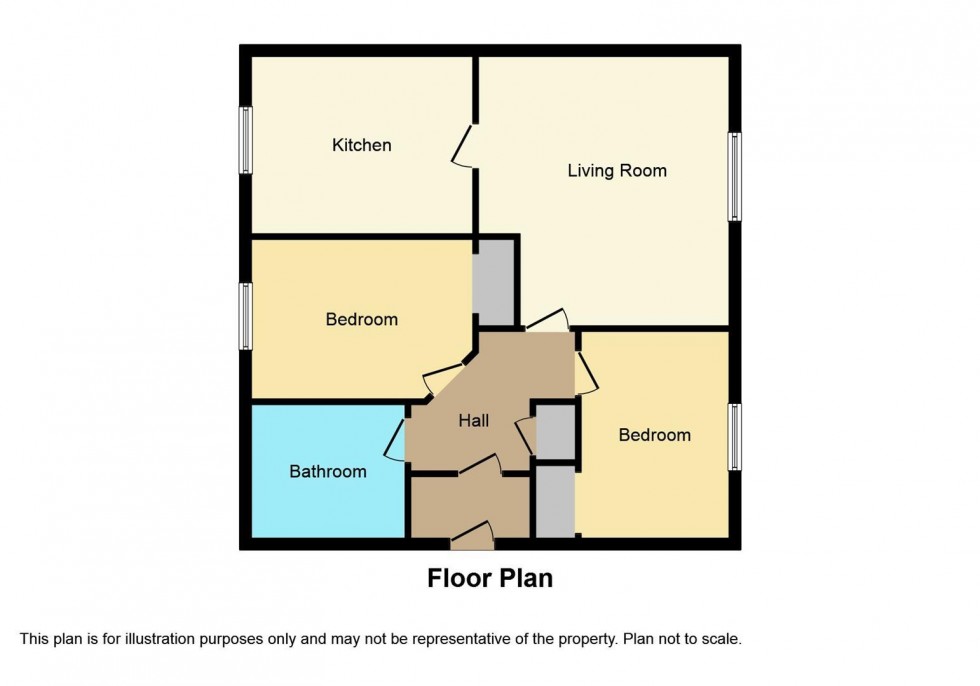 Floorplan for Diriebught Road, Inverness