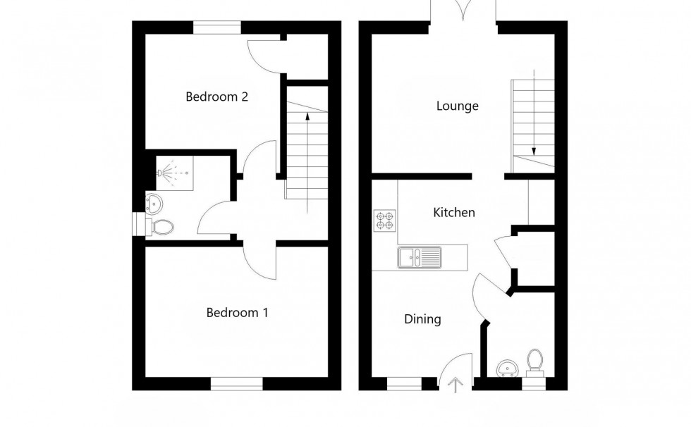 Floorplan for Larchwood Crescent, Inverness