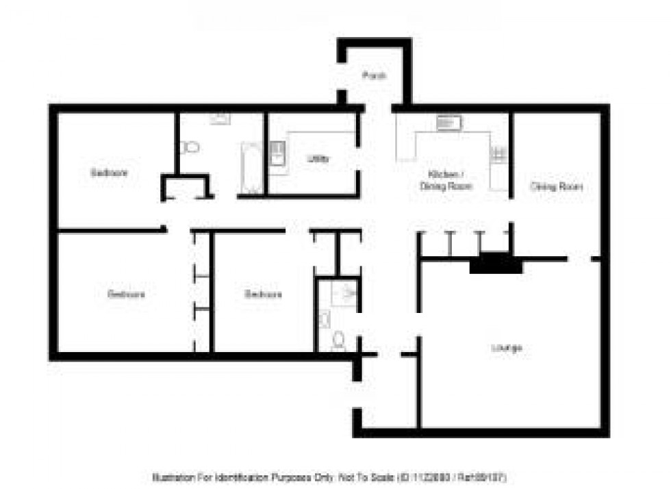 Floorplan for Brackla Wood, Culbokie,