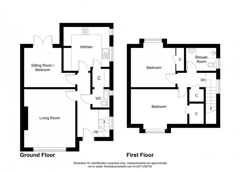 Floorplan for Lady Nina Square, Coaltown, Glenrothes