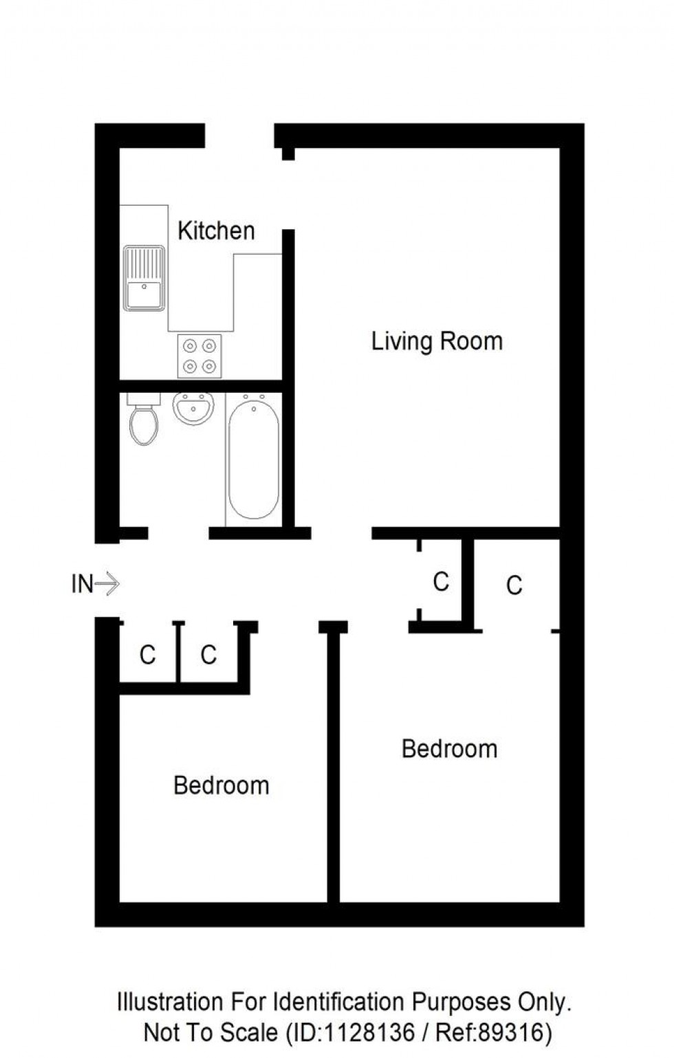 Floorplan for Overton Avenue, Inverness