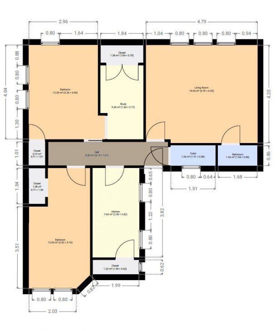 Floorplan for High Street, Freuchie, Cupar