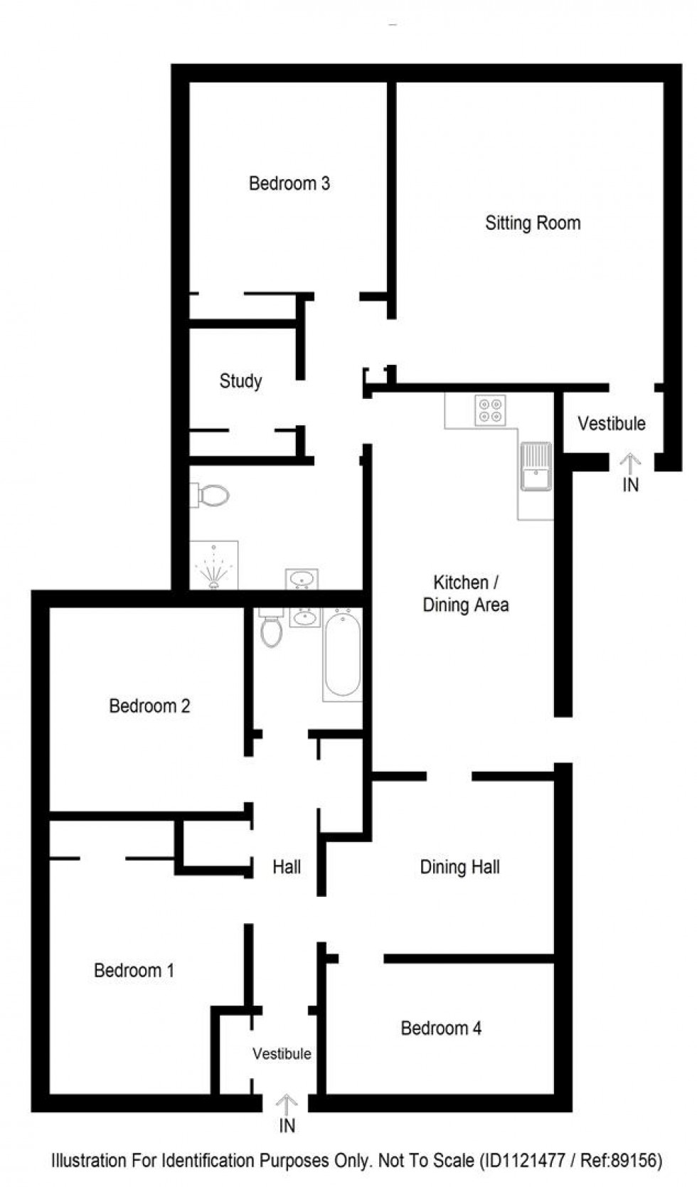 Floorplan for Sinclair Park, Smithton, Inverness