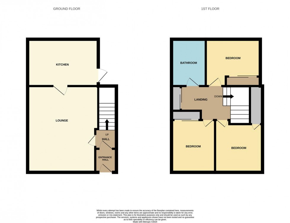 Floorplan for High Street, Leslie