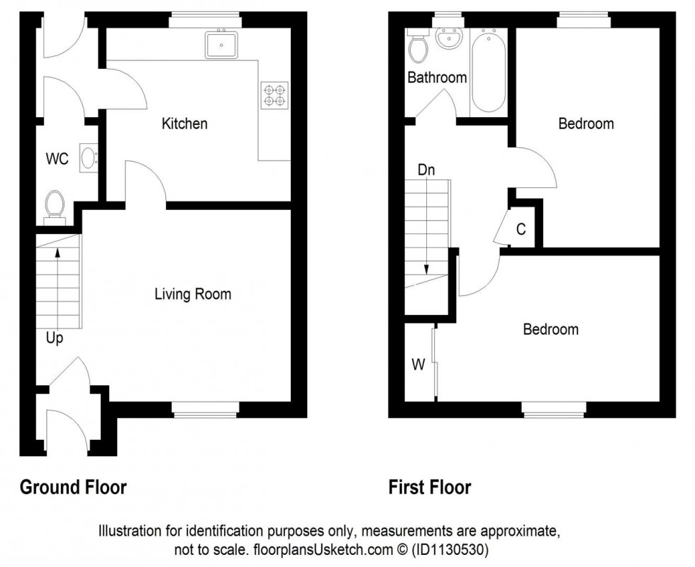 Floorplan for Lochty Drive, Kinglassie, Lochgelly