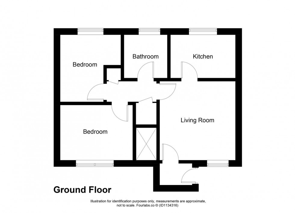 Floorplan for Craigearn Avenue, Kirkcaldy