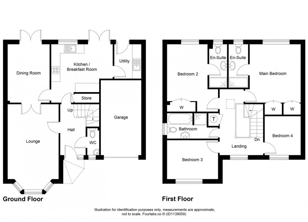 Floorplan for Methven Drive, Glenrothes