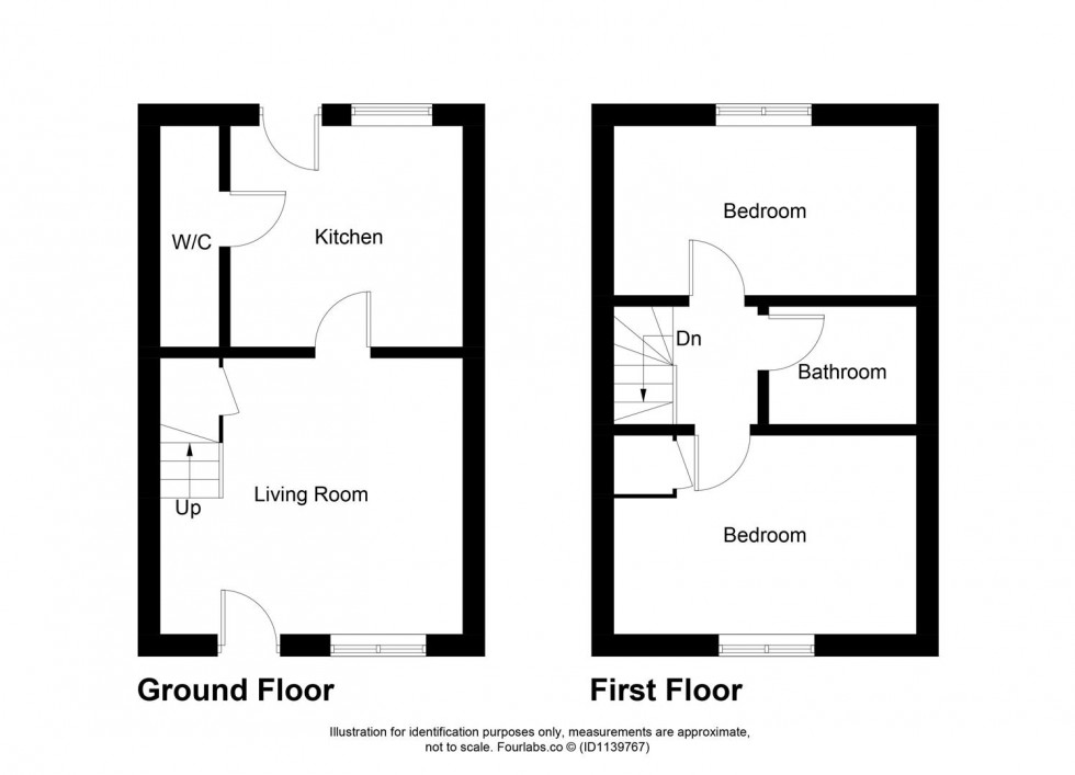 Floorplan for Rosslyn Loan, Kirkcaldy