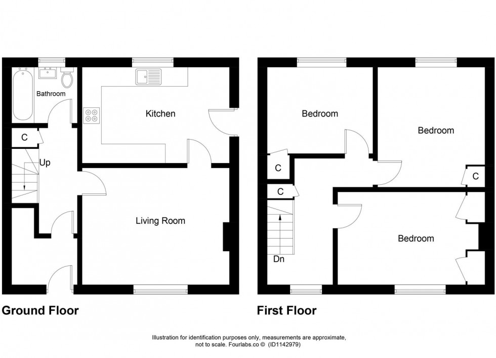 Floorplan for Carleton Avenue, Woodside, Glenrothes