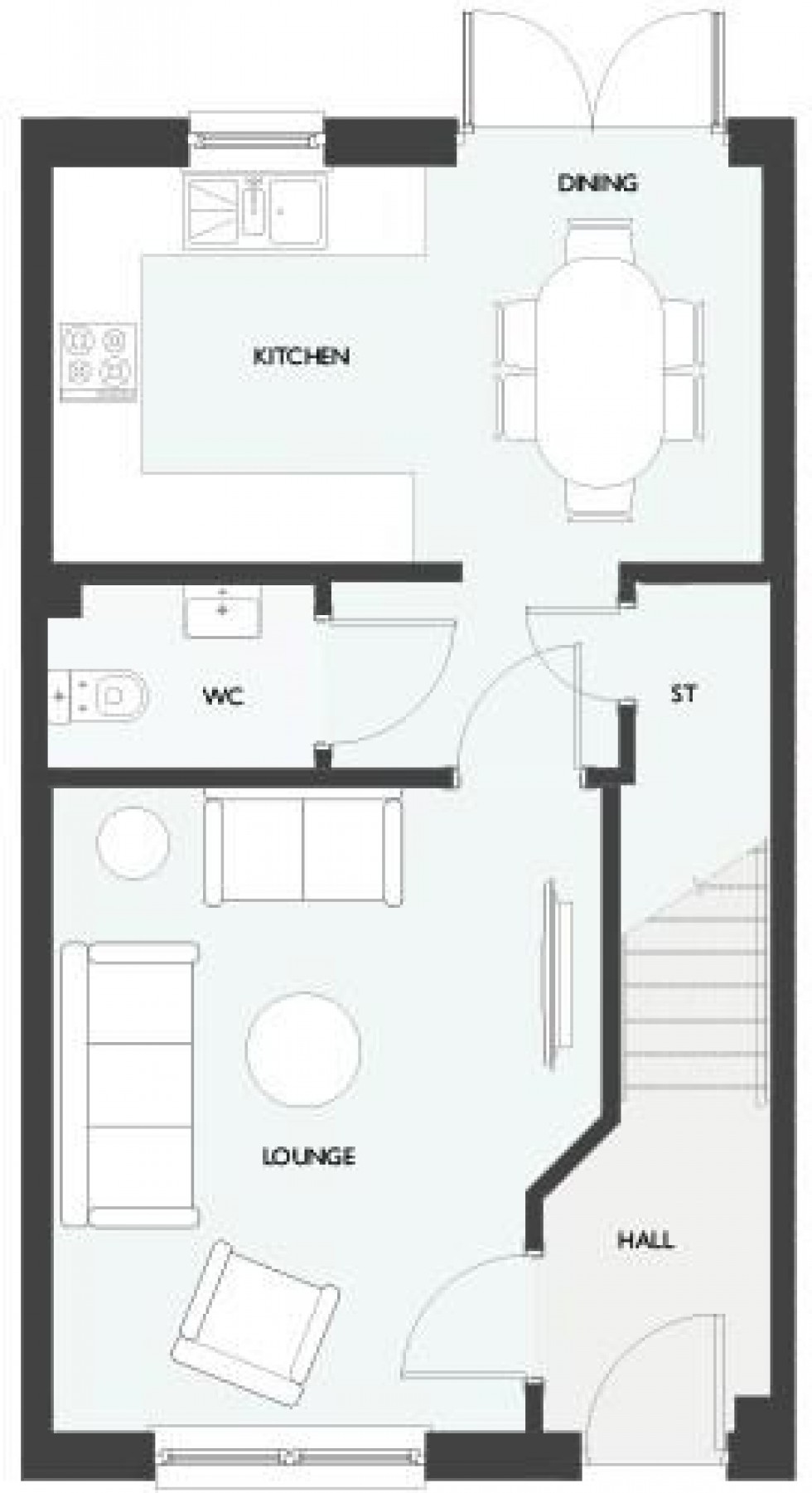 Floorplan for Golf View Road, Inverness