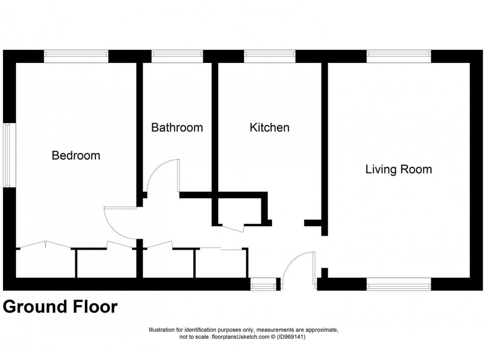 Floorplan for Lindores Drive, Kirkcaldy