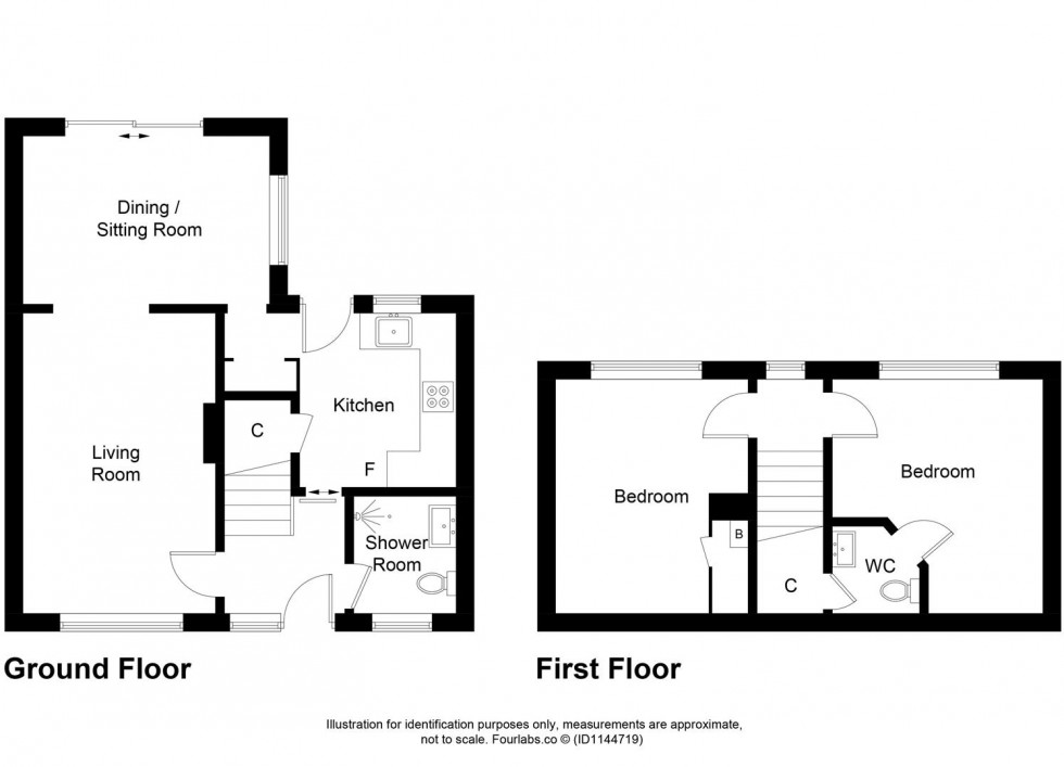 Floorplan for Well Road, Woodside, Glenrothes