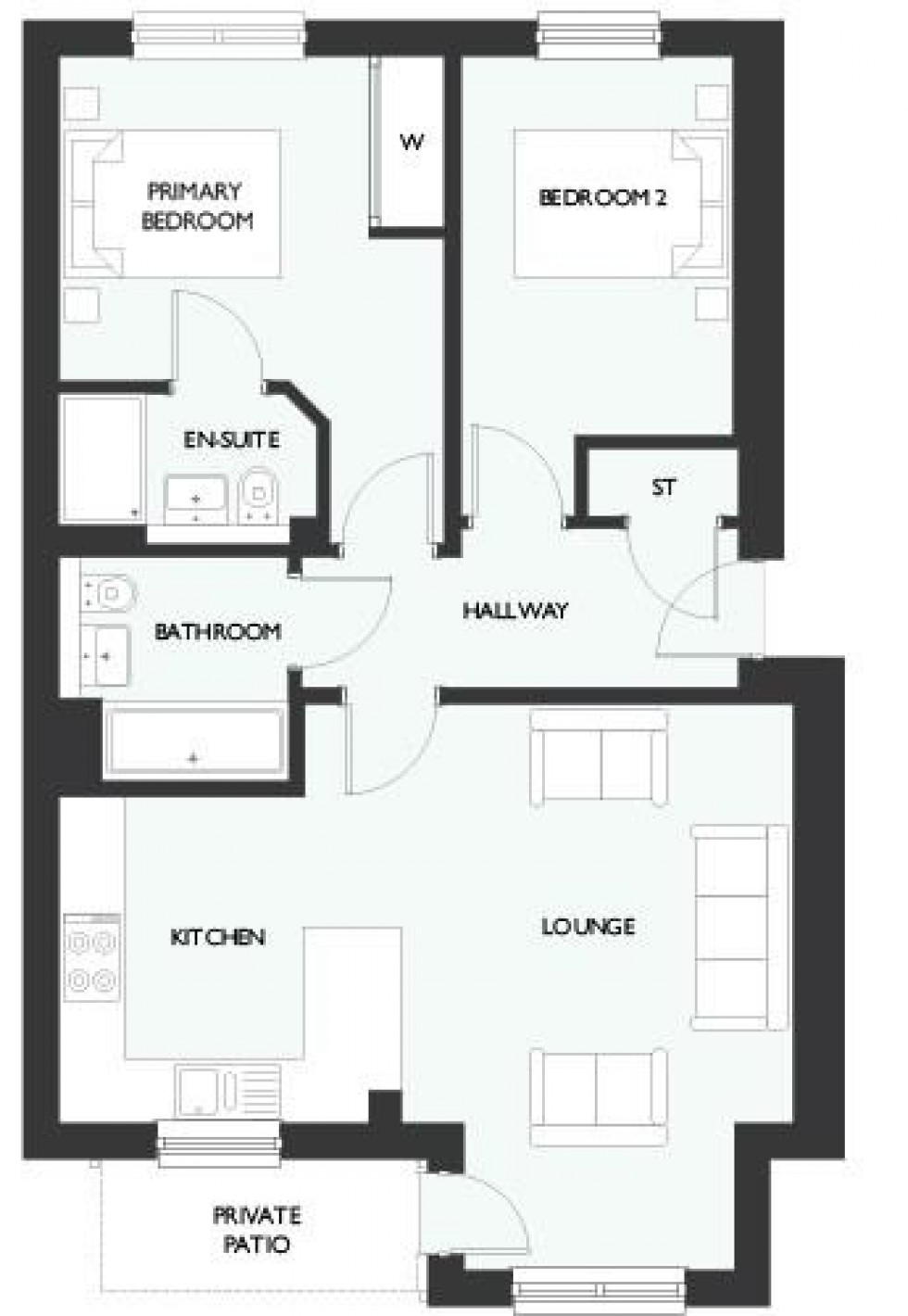 Floorplan for Dunain Square, Inverness