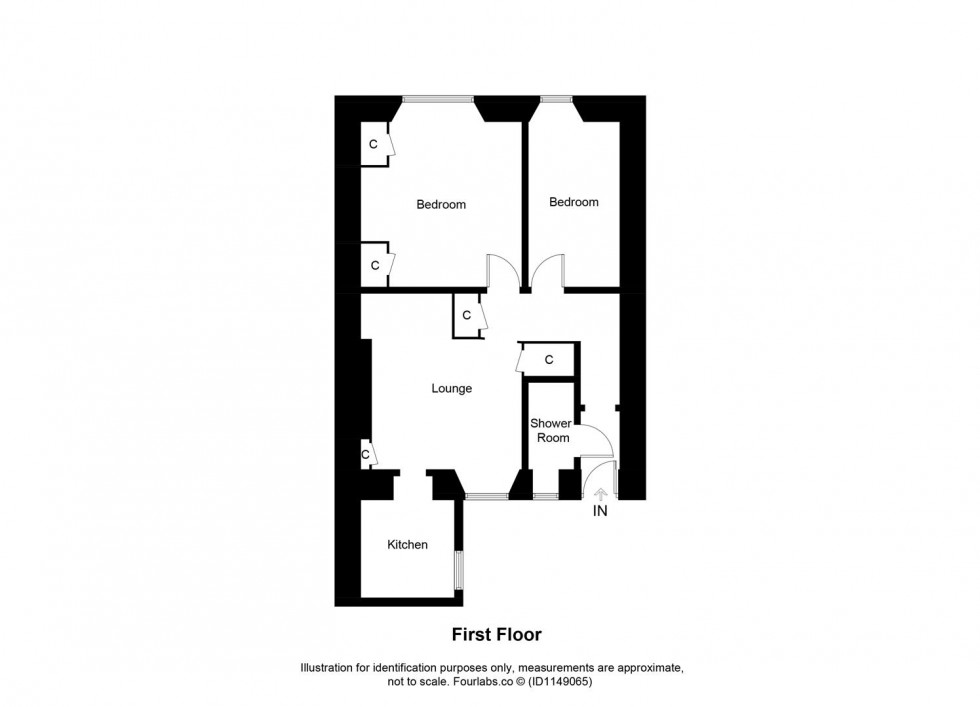 Floorplan for Harcourt Road, Kirkcaldy