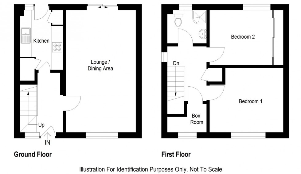 Floorplan for Earls Row, Kelty