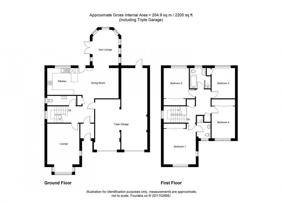 Floorplan for Moriah, Queens Meadow, Coaltown Of Balgonie