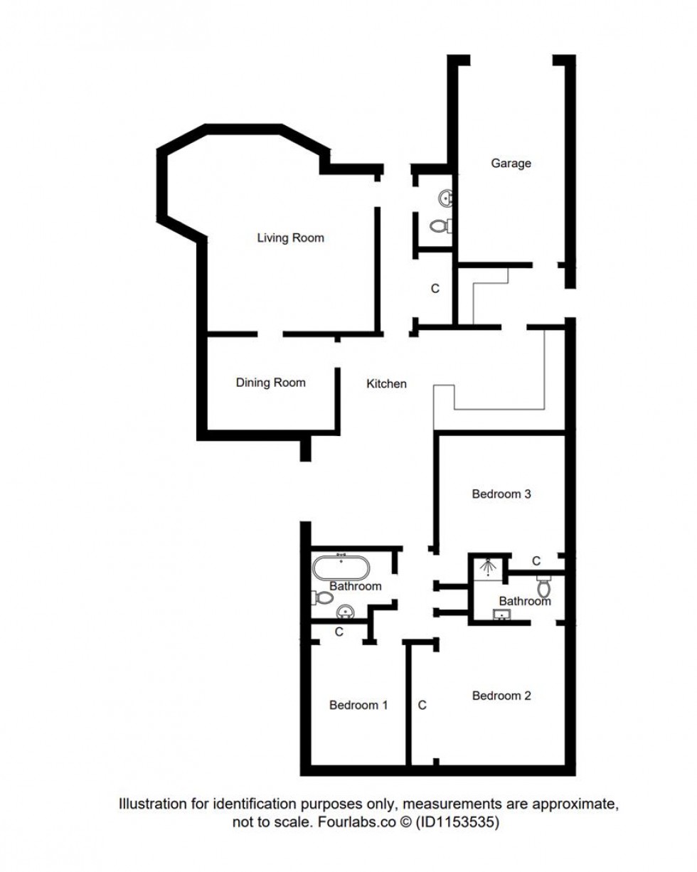 Floorplan for Druid Temple Way, Inverness