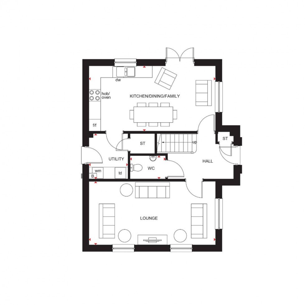 Floorplan for Campbell, Ness Castle, Inverness