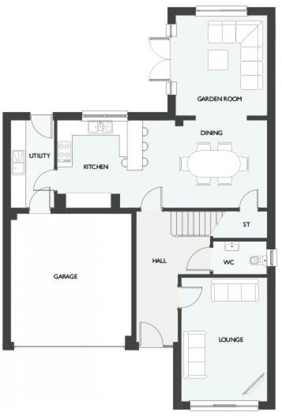 Floorplan for Golf View Road, Inverness