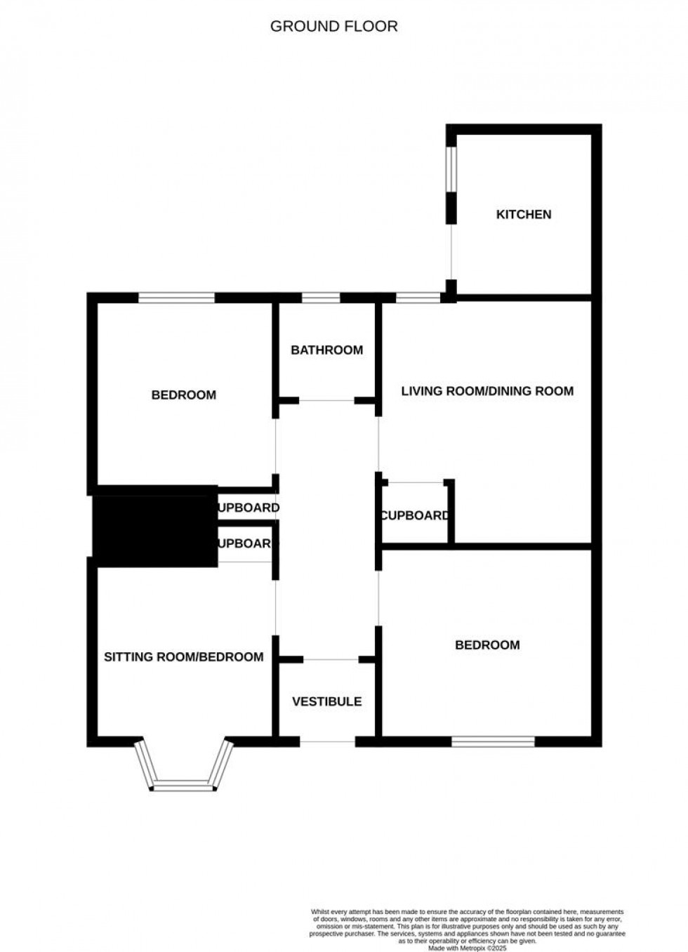 Floorplan for Milton Road, Kirkcaldy