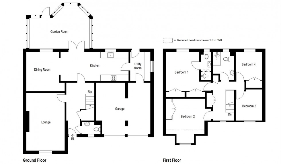 Floorplan for Dovecot Way, Dunfermline