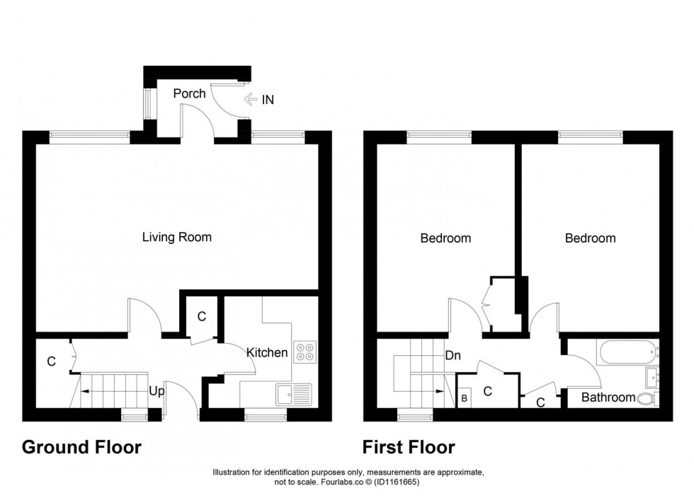 Floorplan for Colliston Avenue, Pitteuchar, Glenrothes